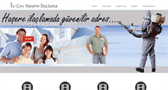 Desktop Screenshot of ilaclama-servisi.com